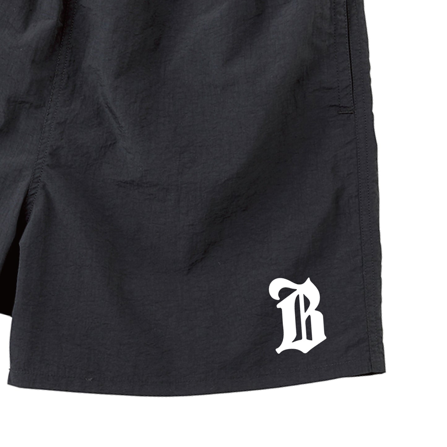 GOTHIC LOGO NYLON SHORTS
