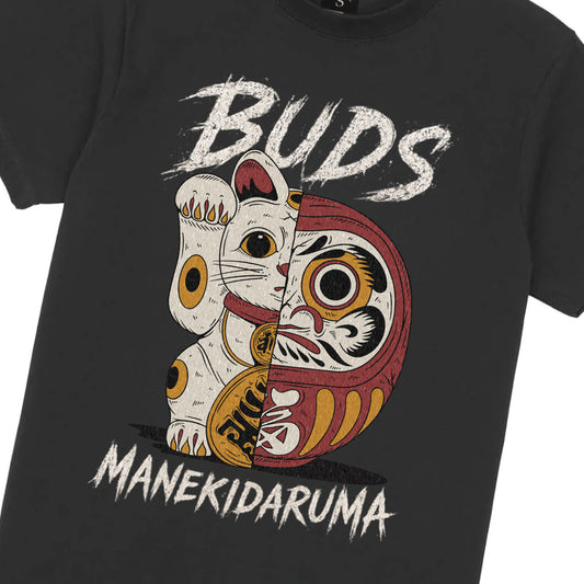 MANEKIDARUMA GRUNGE T-SHIRT