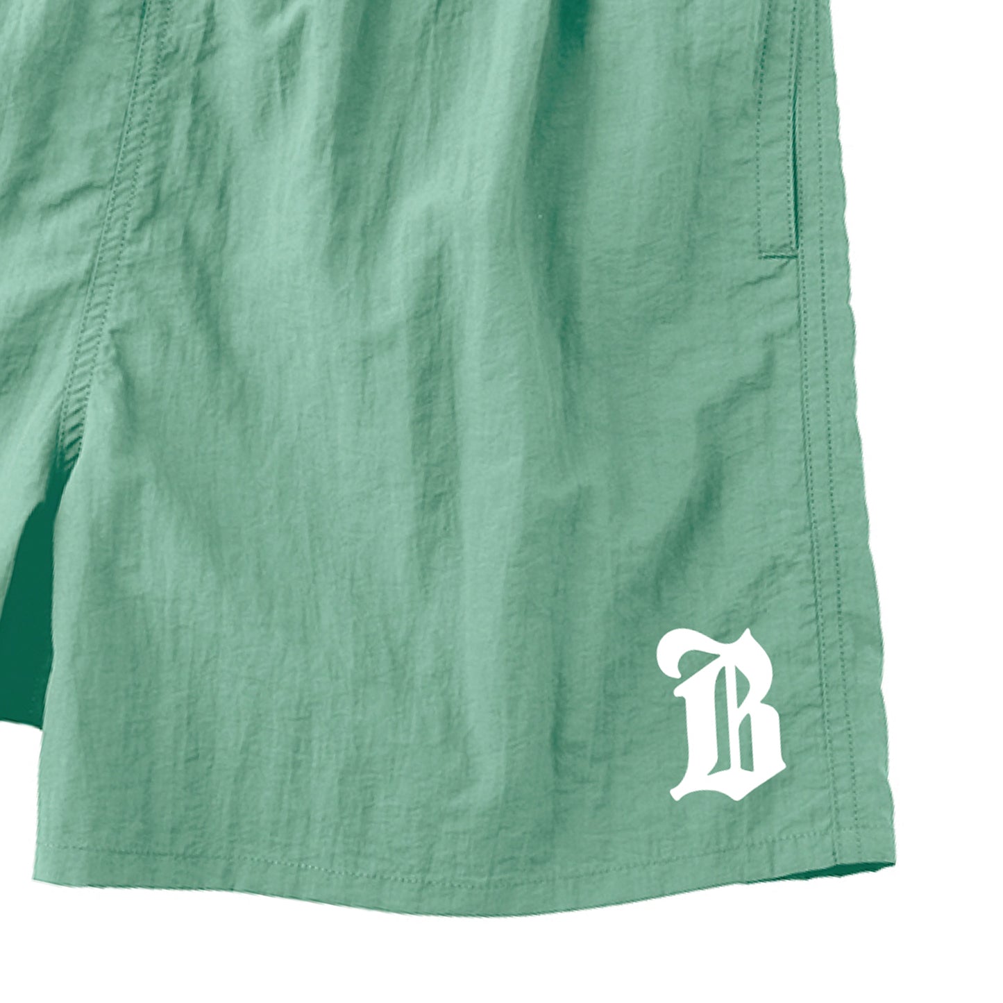 GOTHIC LOGO NYLON SHORTS