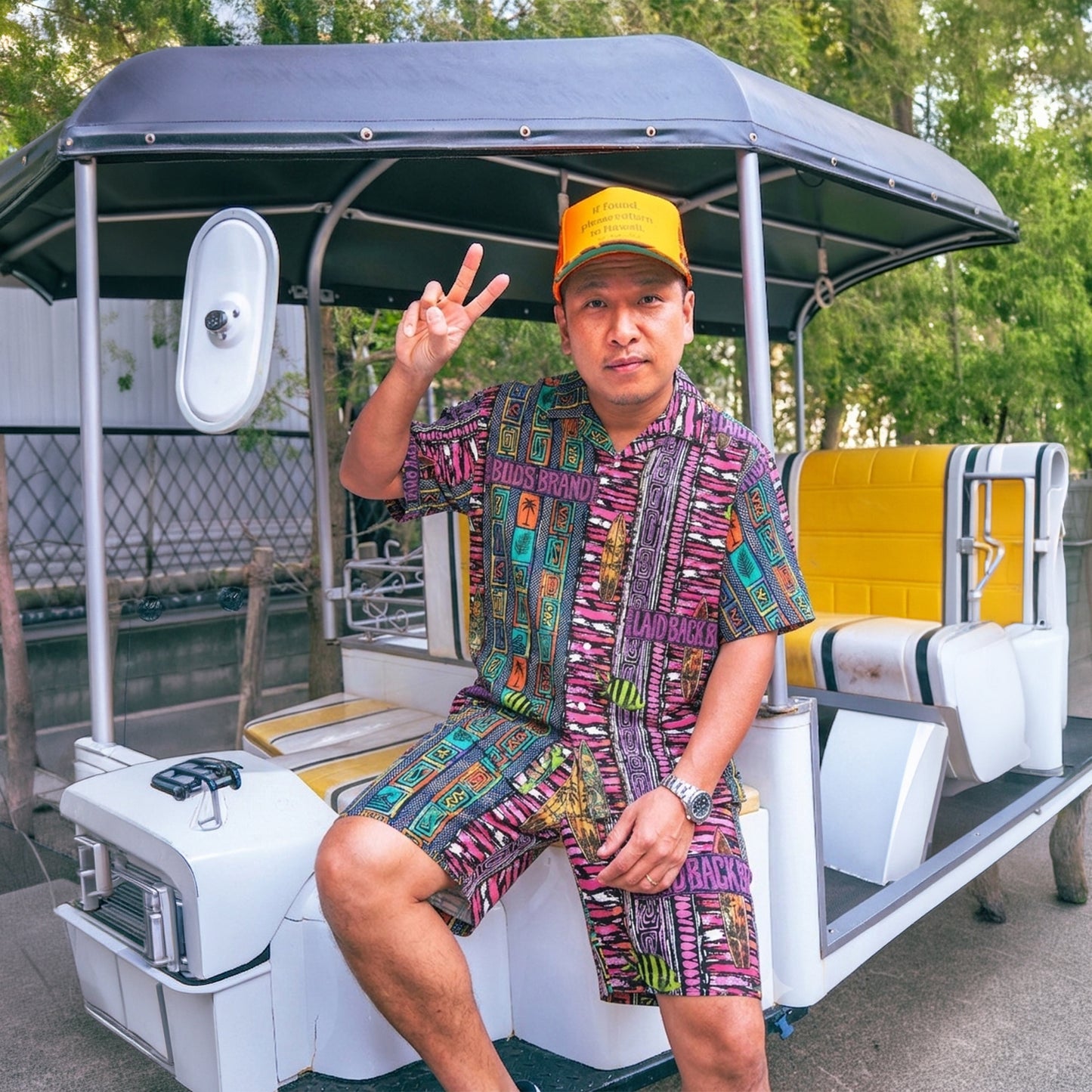 【先行受注】BUDS BRAND × LAIDBACKBOY COLLABORATION ALOHA SHIRT
