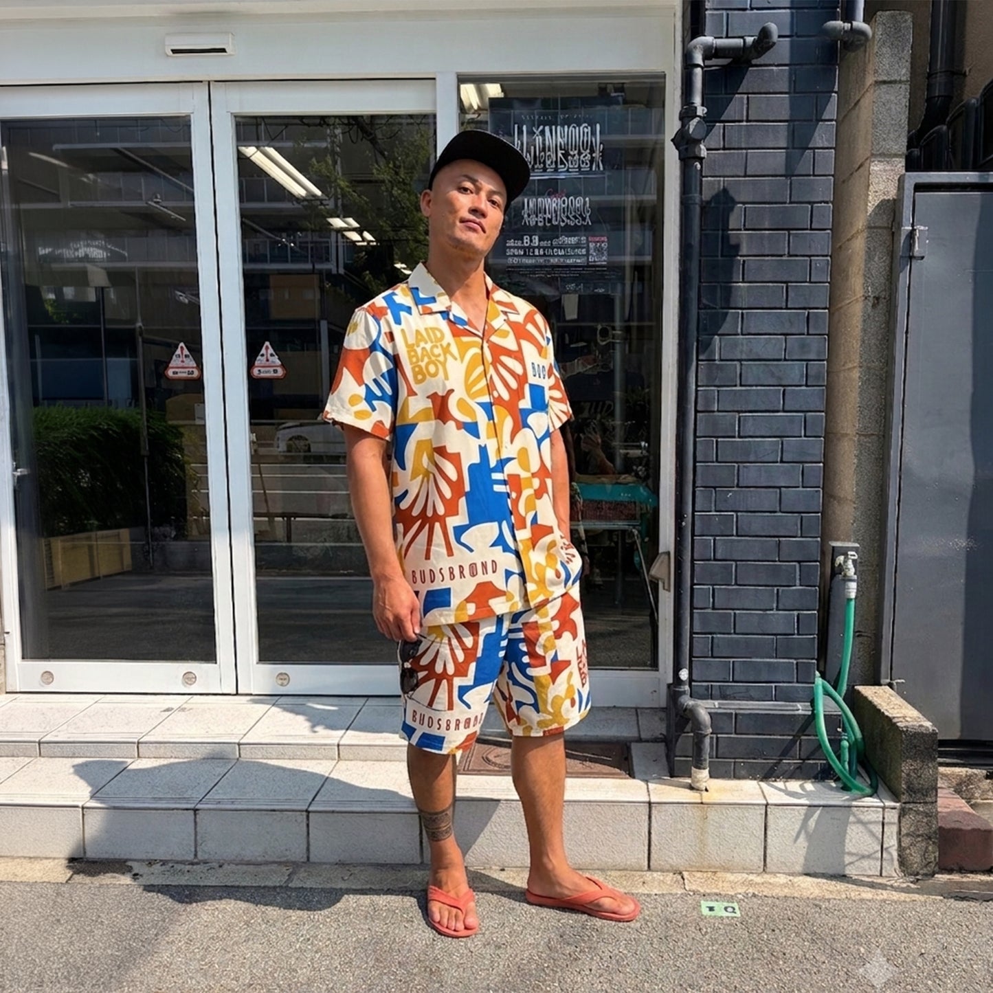 【先行受注】BUDS BRAND × LAIDBACKBOY COLLABORATION SHORTS