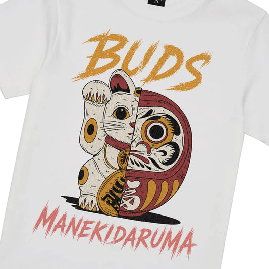 MANEKIDARUMA GRUNGE T-SHIRT