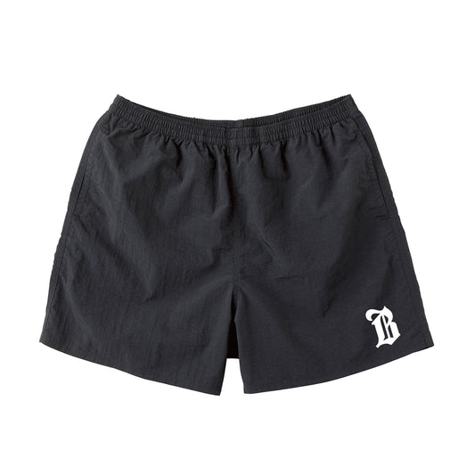 GOTHIC LOGO NYLON SHORTS