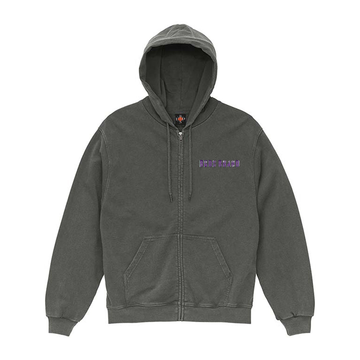 SMOKER FADE ZIP HOOD