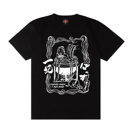【予約販売】× 釜揚げうどん一紀 NISHINARI カリスマ T-SHIRT