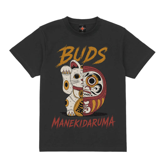 MANEKIDARUMA GRUNGE T-SHIRT