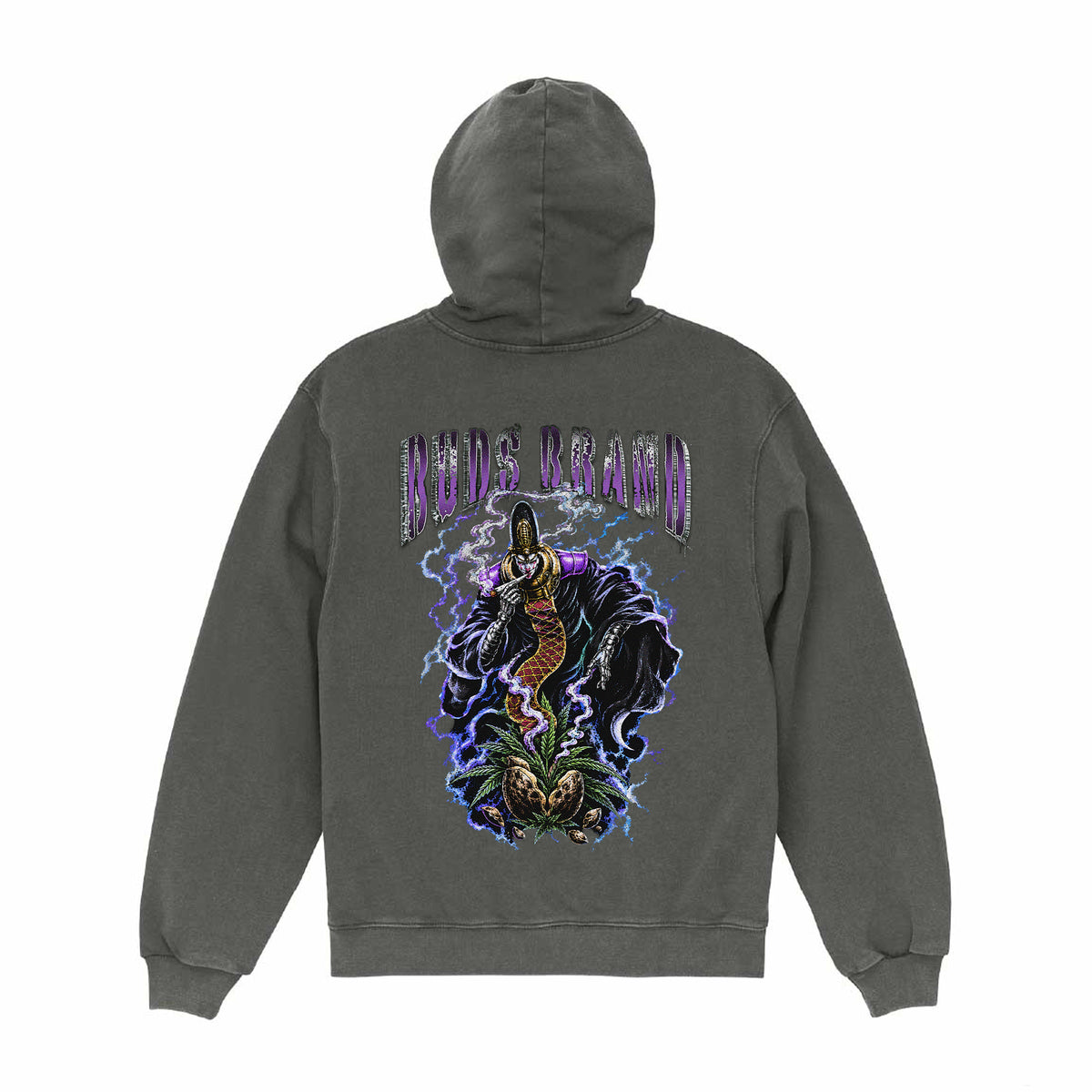 SMOKER FADE ZIP HOOD