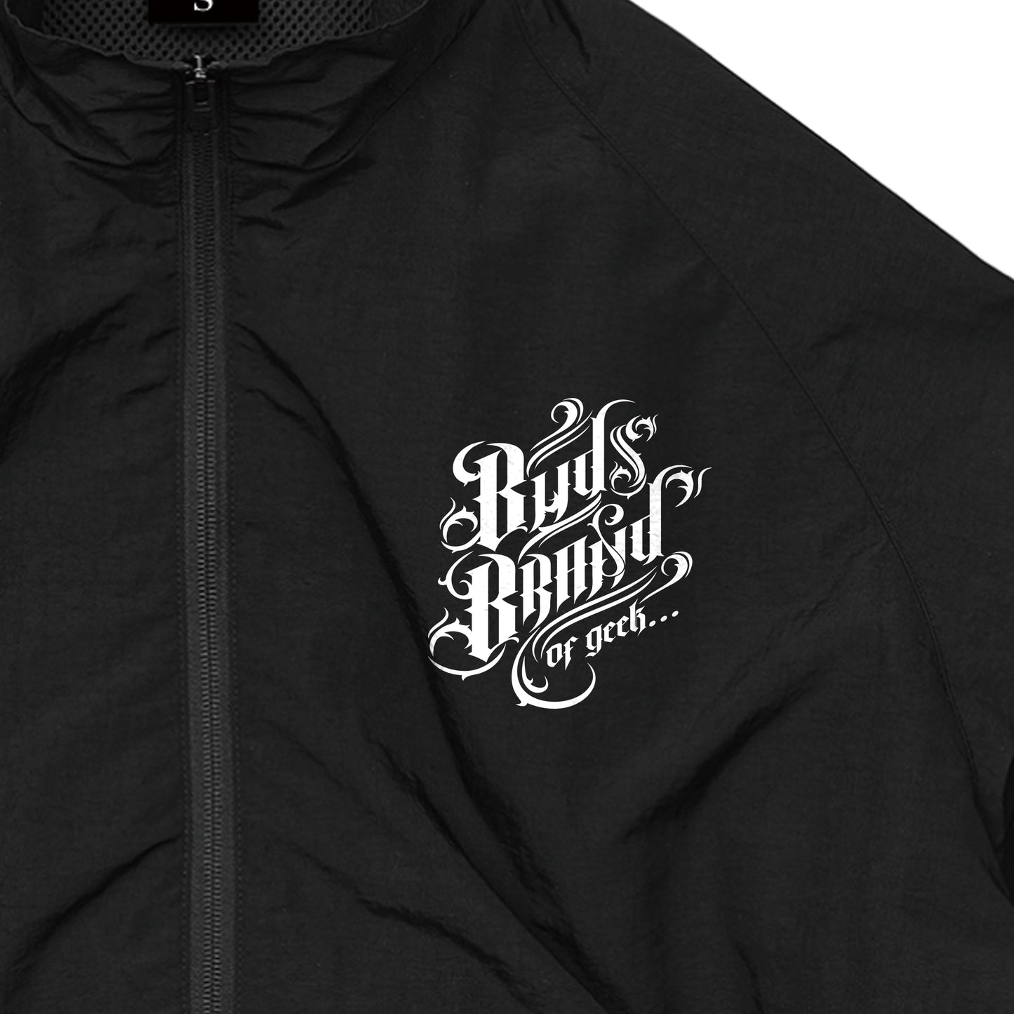 CALLIGRAPHY NYLON JACKET