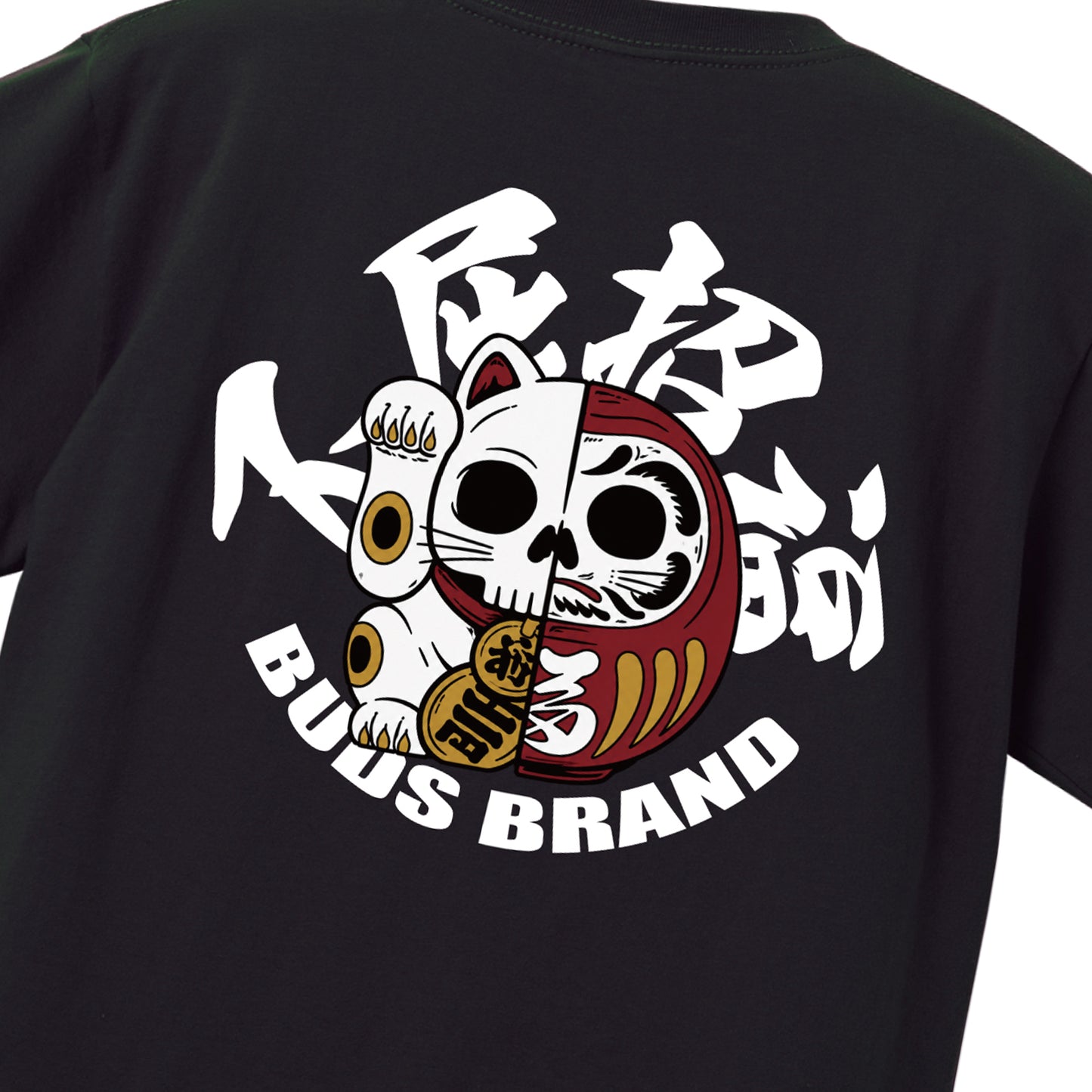 MANEKIDARUMA SKULL T-SHIRT