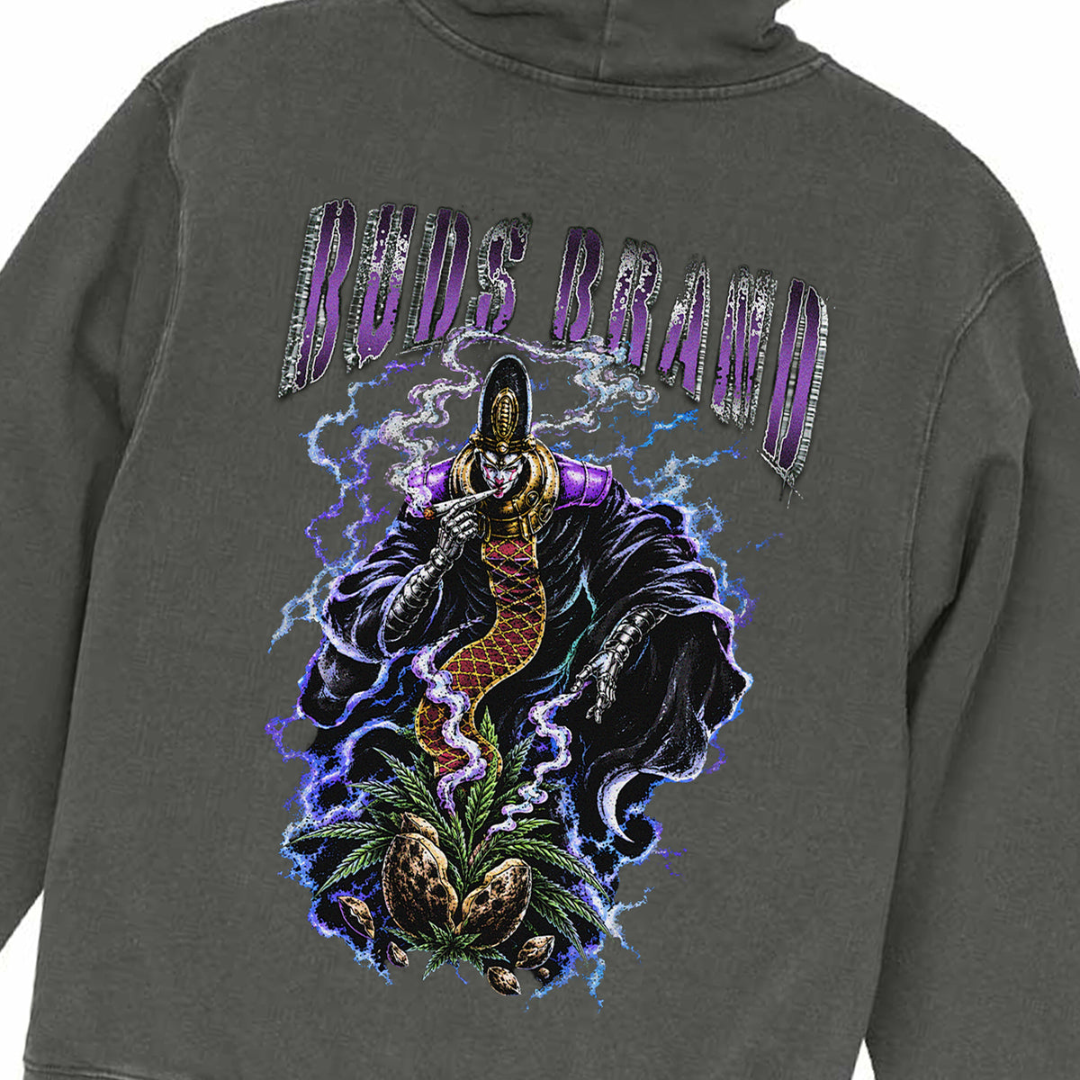 SMOKER FADE ZIP HOOD