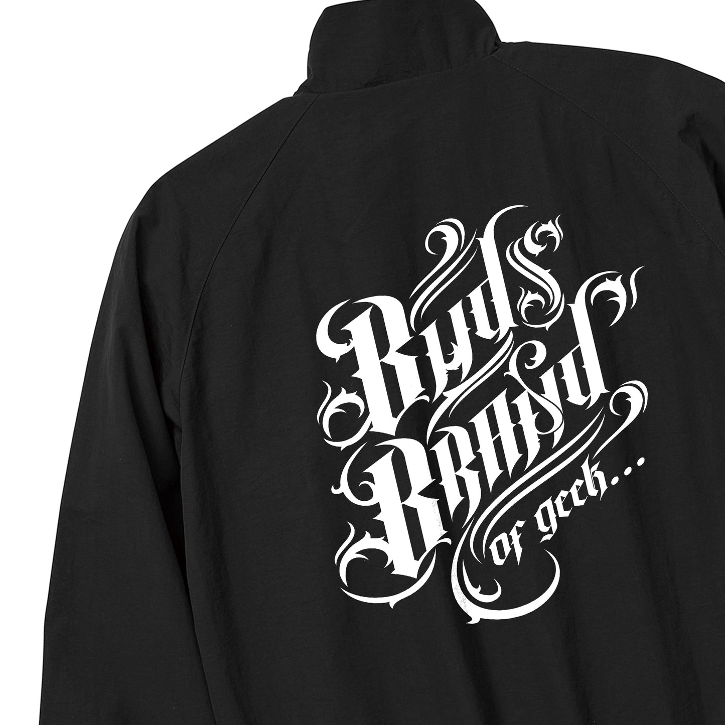 CALLIGRAPHY NYLON JACKET