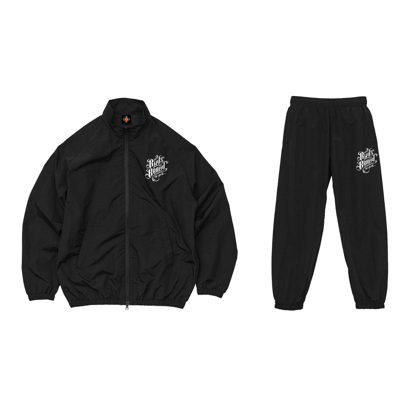 CALLIGRAPHY NYLON JACKET