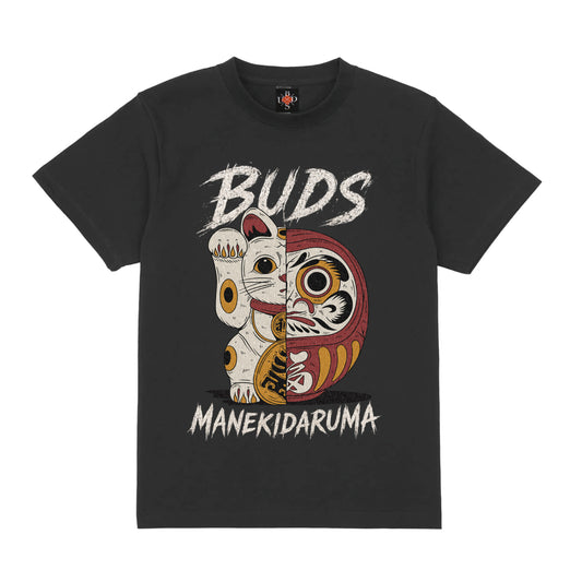 MANEKIDARUMA GRUNGE T-SHIRT