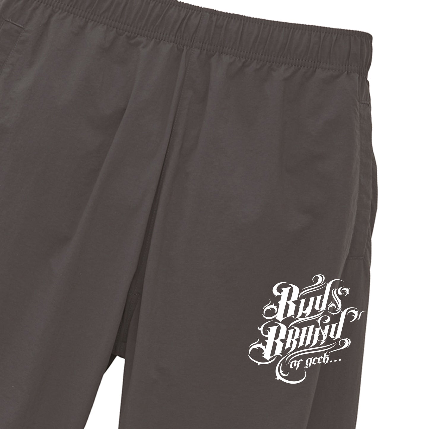 CALLIGRAPHY NYLON PANTS
