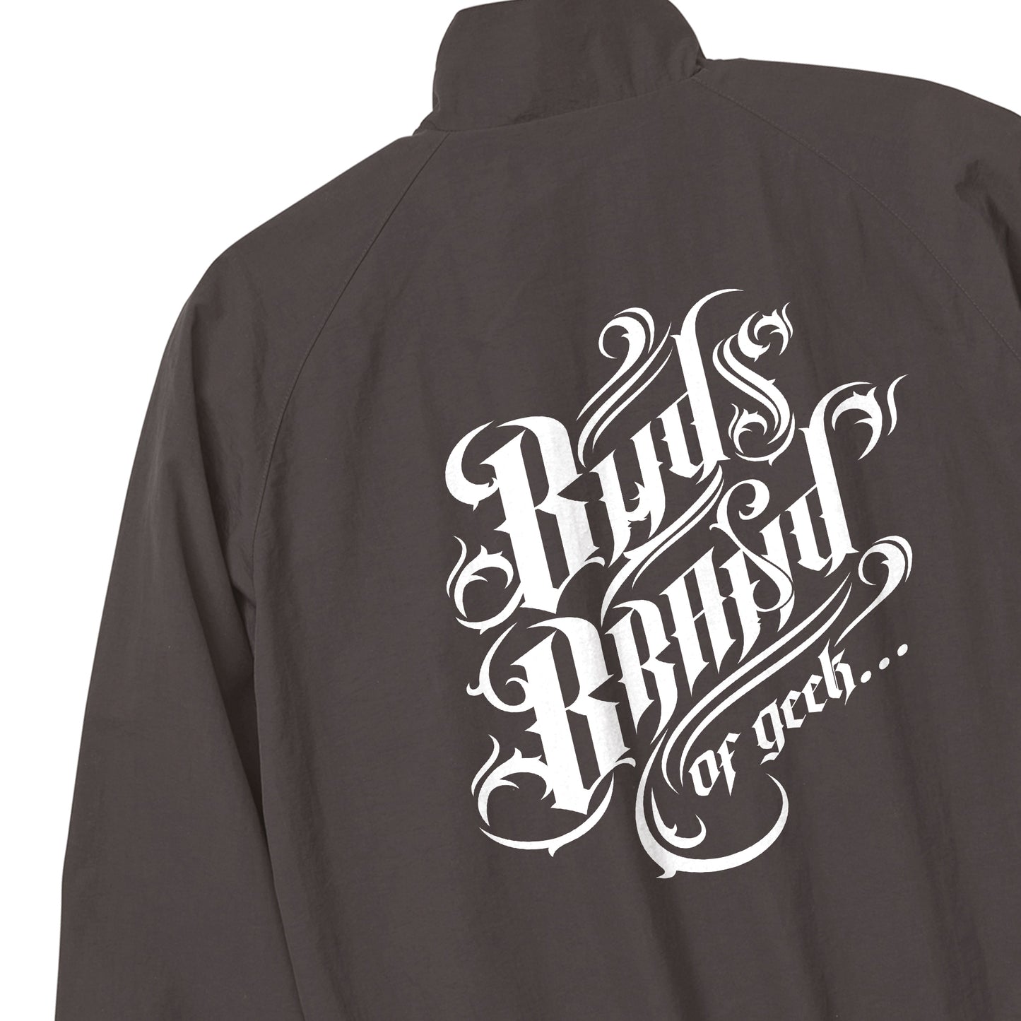 CALLIGRAPHY NYLON JACKET