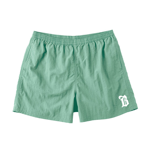 GOTHIC LOGO NYLON SHORTS