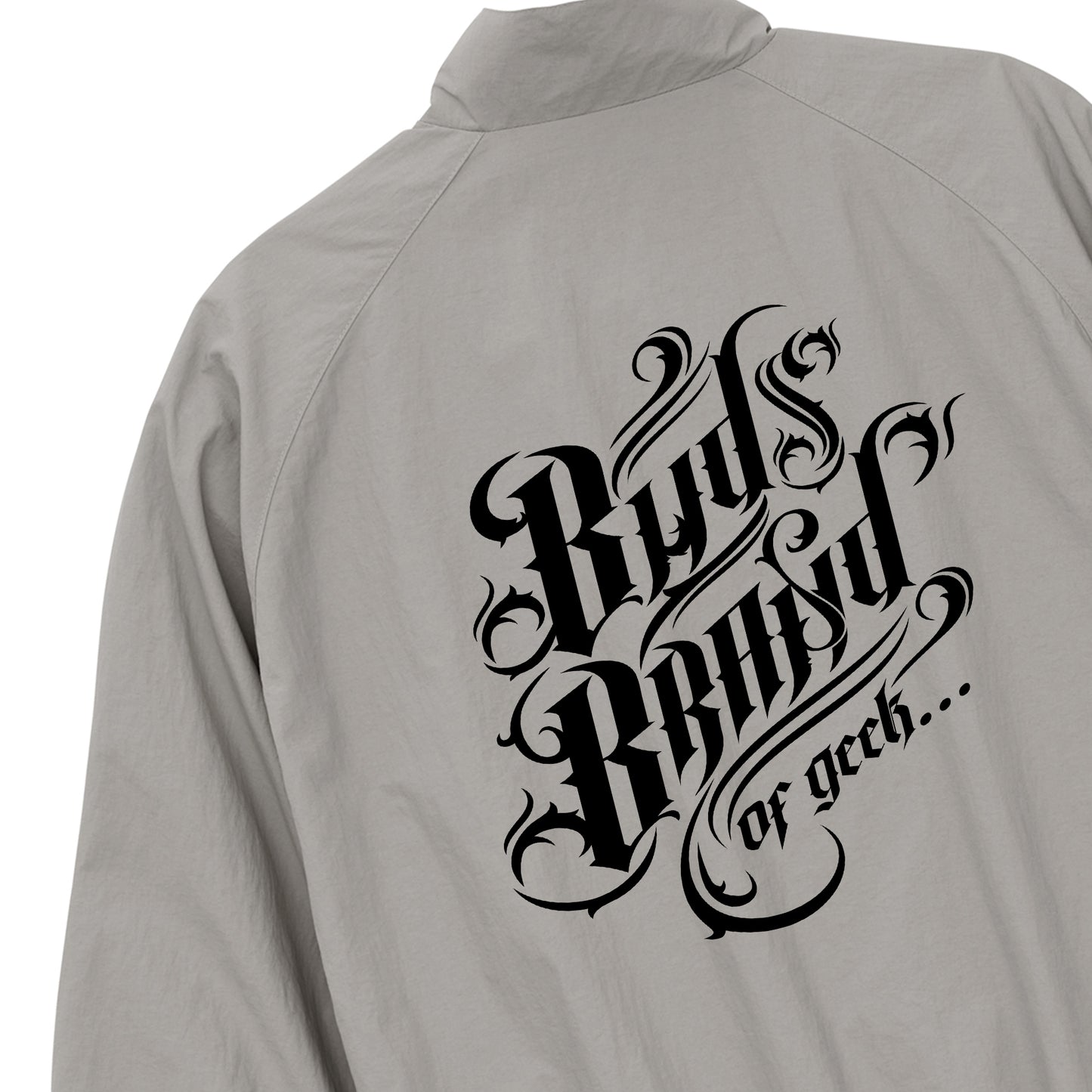 CALLIGRAPHY NYLON JACKET
