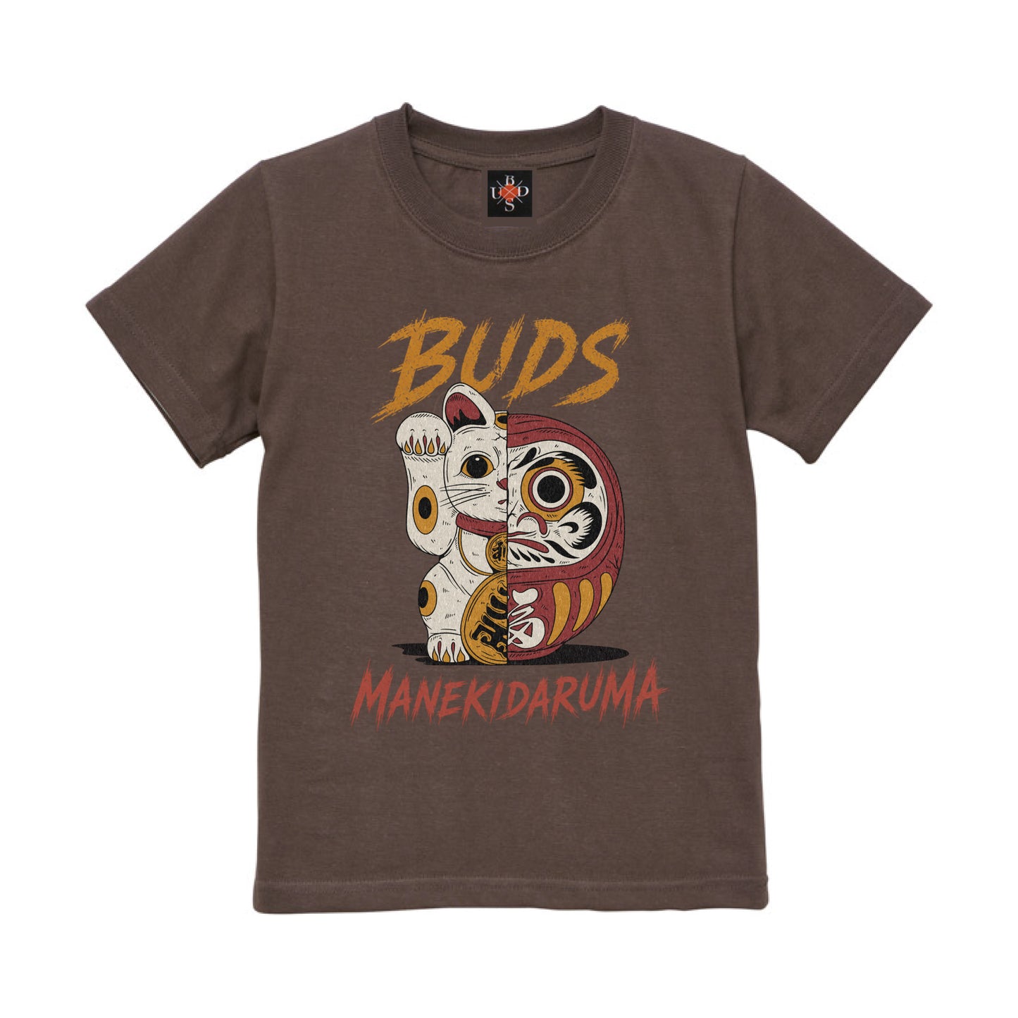 【KIDS】MANEKIDARUMA GRUNGE KIDS T-SHIRT