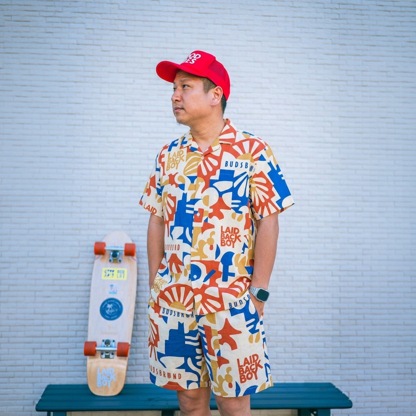 【先行受注】BUDS BRAND × LAIDBACKBOY COLLABORATION ALOHA SHIRT