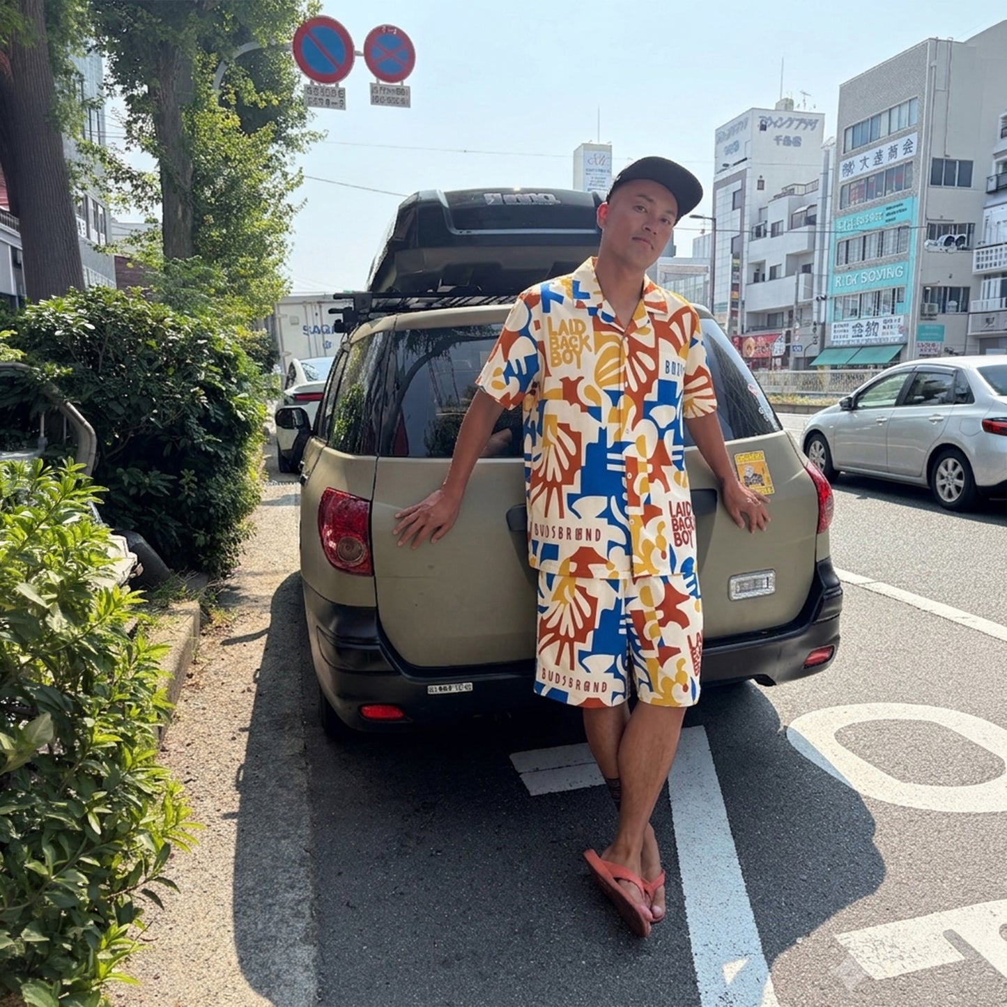 【先行受注】BUDS BRAND × LAIDBACKBOY COLLABORATION ALOHA SHIRT