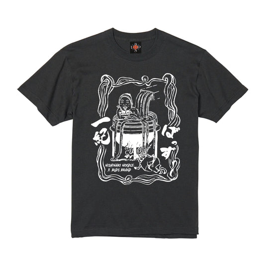【予約販売】× 釜揚げうどん一紀 NISHINARI カリスマ T-SHIRT