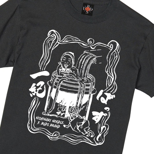 【予約販売】× 釜揚げうどん一紀 NISHINARI カリスマ T-SHIRT
