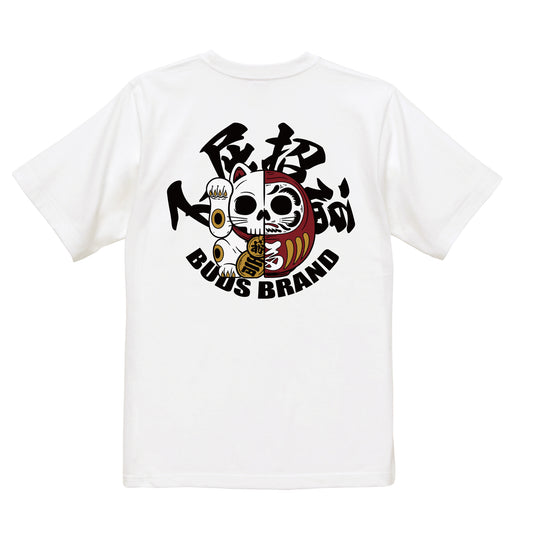 MANEKIDARUMA SKULL T-SHIRT