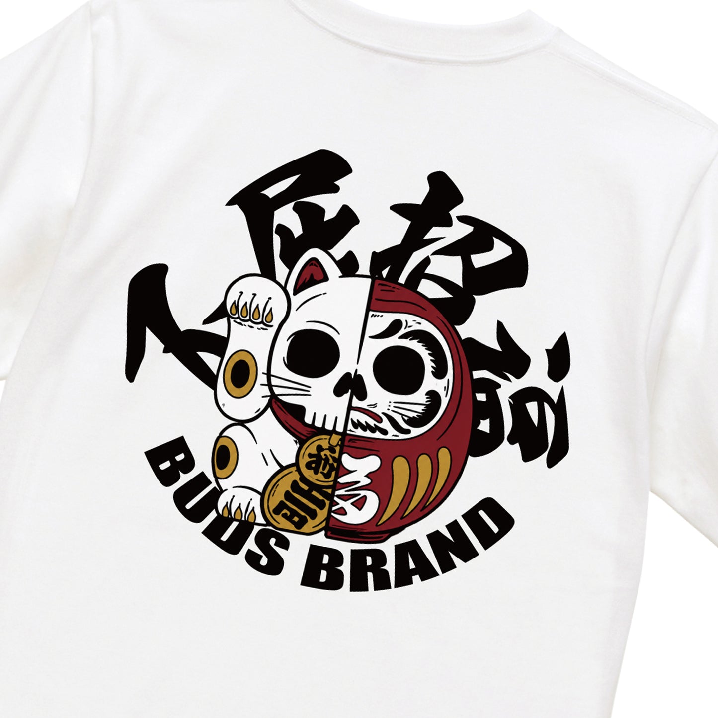 MANEKIDARUMA SKULL T-SHIRT